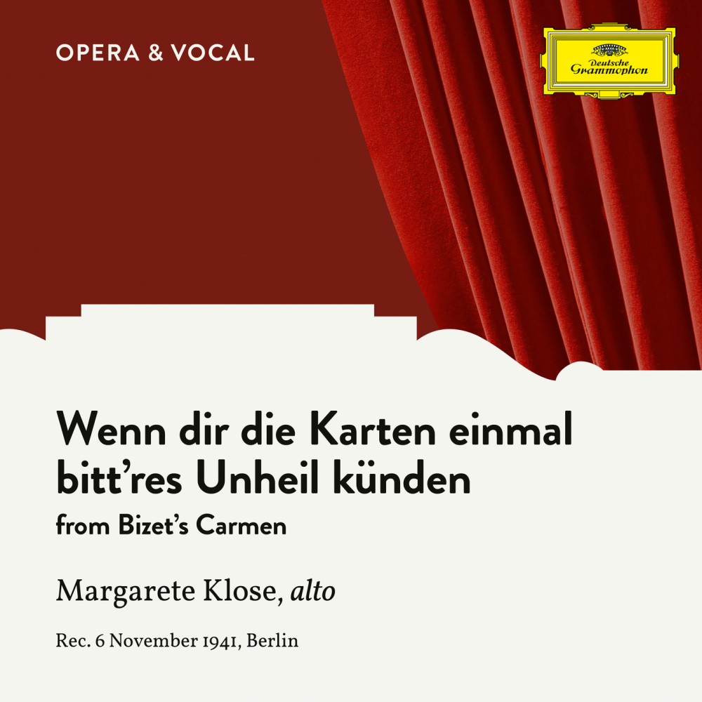 Bizet: Carmen, WD 31 - Wenn dir die Karten einmal bitt'res Unheil künden (Sung in German)