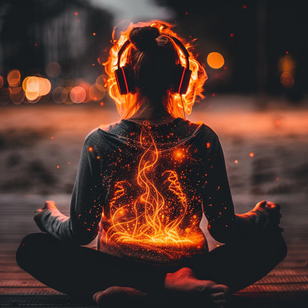 Fiery Serenity Glow