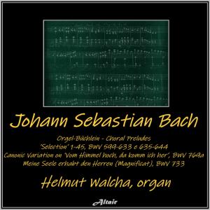อัลบัม Bach: Orgel-Büchlein - Choral Preludes ’ Selection’ 1-45, Bwv 599-633 e 635-644 - Canonic Variation on ’Vom Himmel hoch, da komm ich her’, Bwv 769a - Meine Seele erhabt den Herren (Magnificat), Bwv 733 [Live] ศิลปิน Helmut Walcha