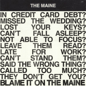 The Maine的專輯blame (acoustic)
