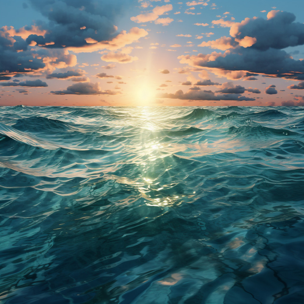 Sea's Soothing Presence in Work Environment