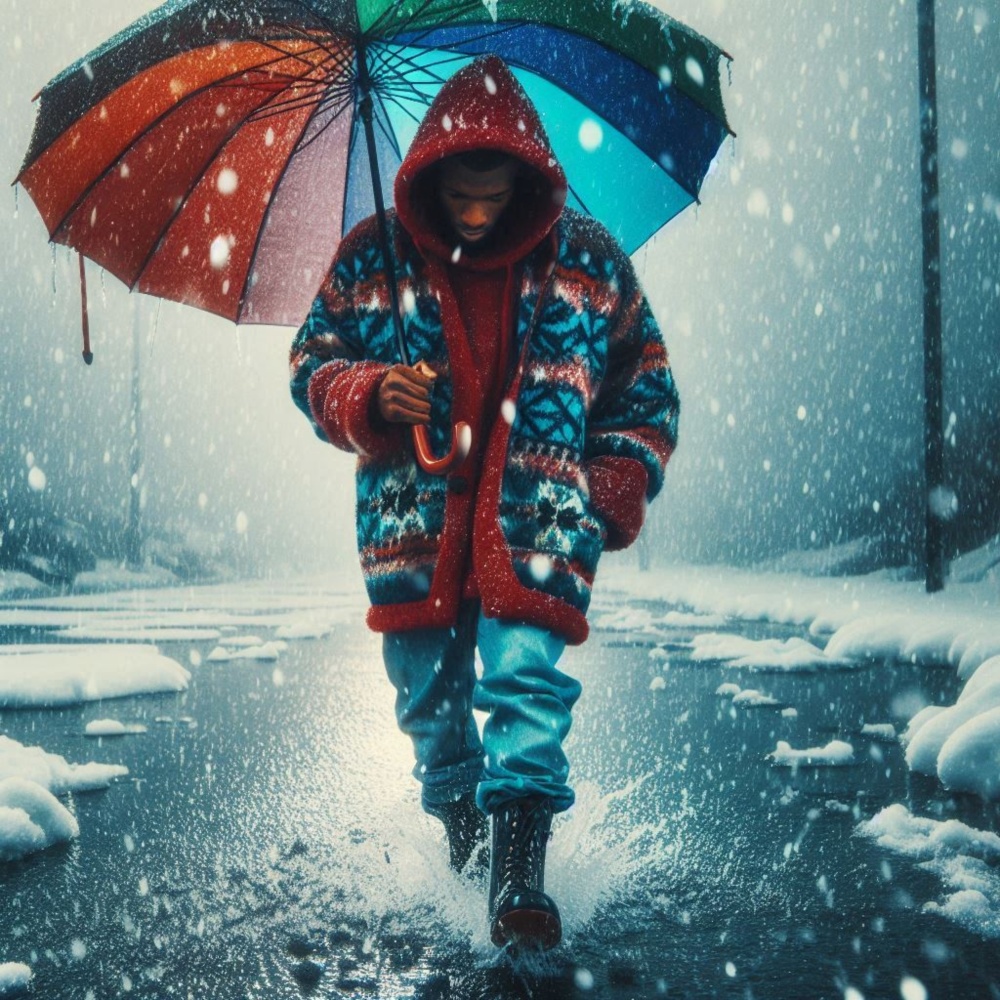 Walking in the Snow While It Rains 24
