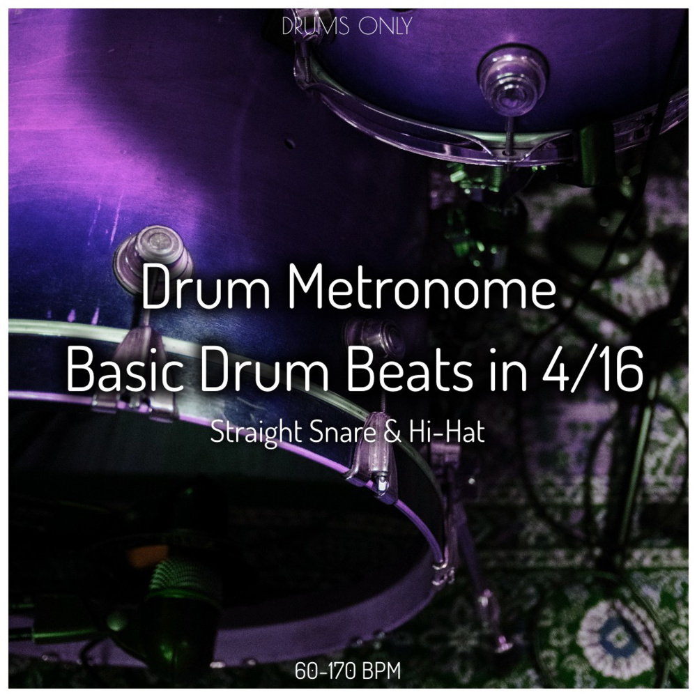170 Bpm Basic 4/16 Drum Beat