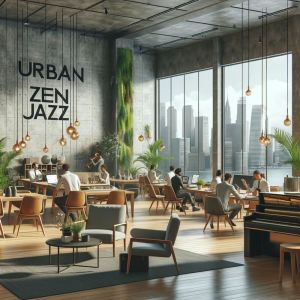 Calm Background Paradise的专辑Urban Zen Jazz (Mindful Co-working Vibes)