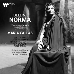 收聽Maria Callas的"Norma! deh! Norma, scòlpati!" (Coro, Norma, Pollione, Oroveso)歌詞歌曲