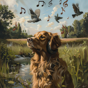 Binaural Beats Recordings的專輯Binaural Birds for Dogs: Canine Calmness - 80 88 Hz