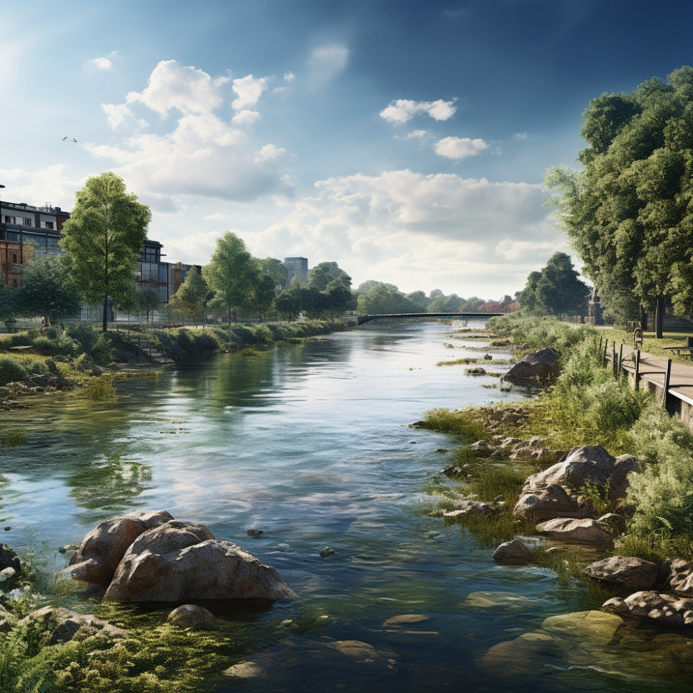 Binaural Waves in Stress-Relieving Waters