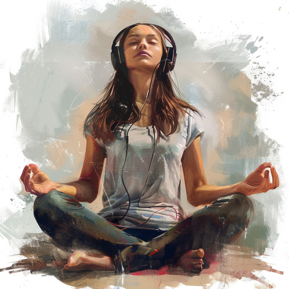 Flujo Extasiado De La Meditación