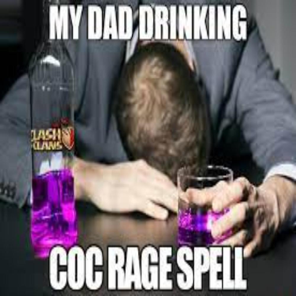 RAGE SPELL! Clash of clans clash Royale