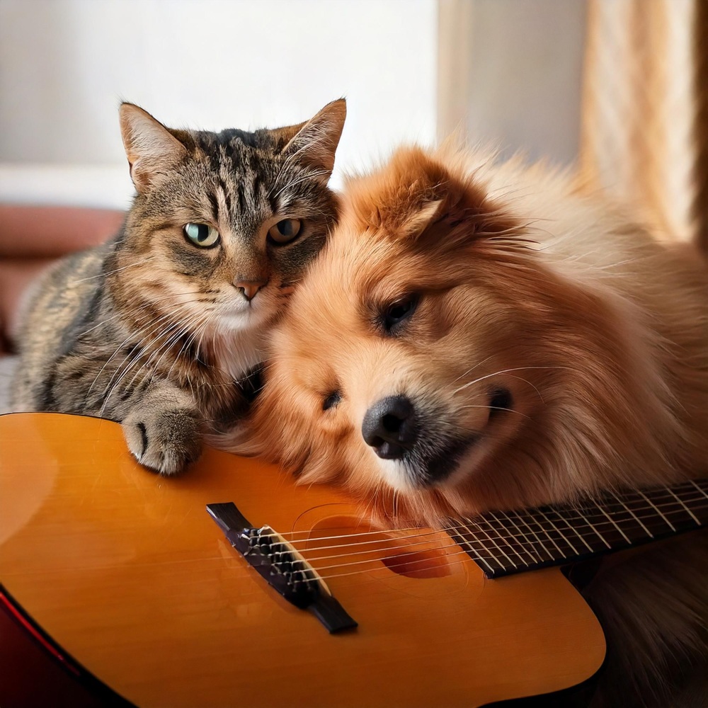 Gentle Guitar Paws