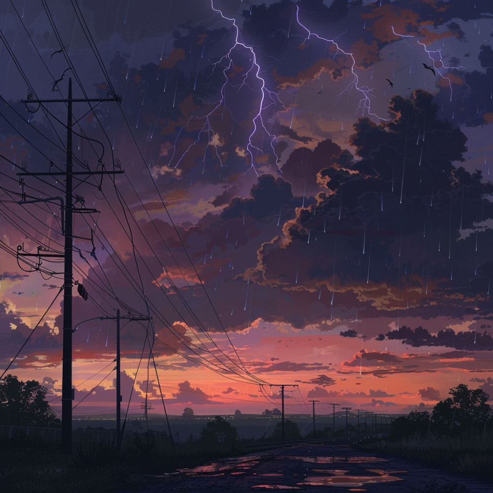 Tranquil Rain Thunder for Zen
