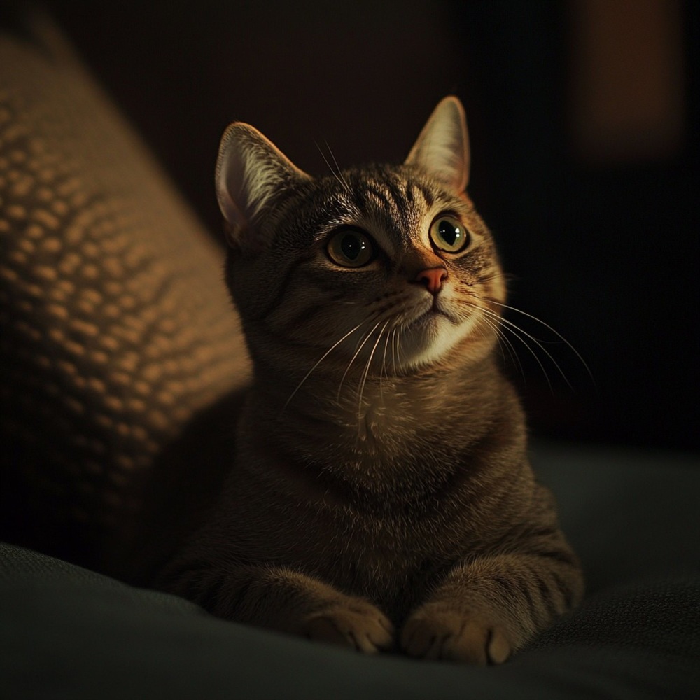 Feline Peace in Gentle Tones