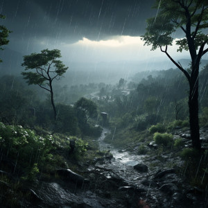 Positive mind Space的專輯Massage in the Rain: Calming Ambient Sounds