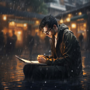 Relaxing Study Music Radio的專輯Study with Rain: Binaural Concentration Echoes