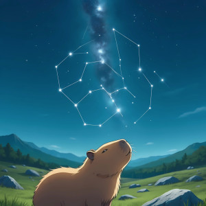 Album constellation of capybara from Blueor