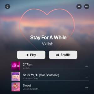 Album STAY FOR A WHILE from Vxllish