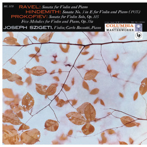 Joseph Szigeti的專輯Ravel: Violin Sonata No. 2, M. 77 - Hindemith: Sonata for Violin and Piano in E Major - Prokofiev: Violin Sonata, Op. 115 & 5 Melodies, Op. 35bis