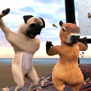 Listen to Capibara y Perro de Fiesta en la Playa song with lyrics from Vristok