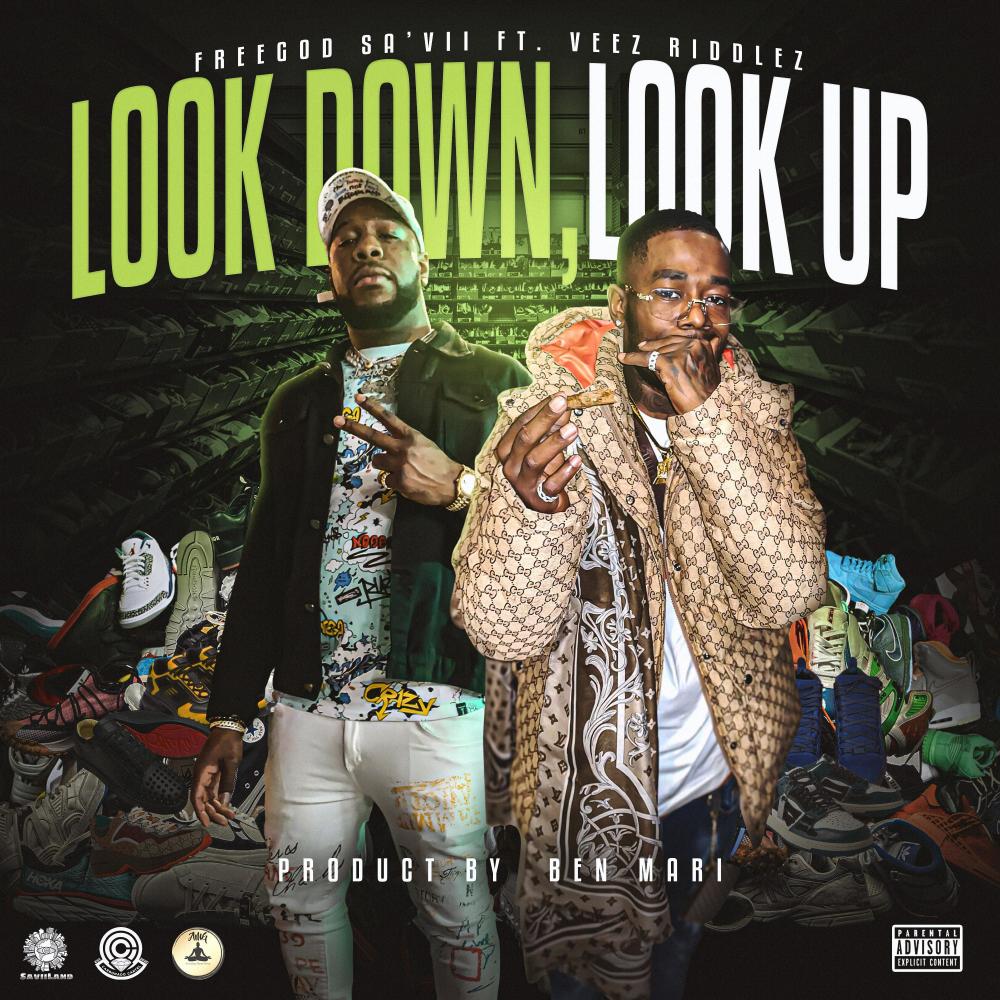Look Down, Look Up (feat. Veez Riddlez) (Explicit)