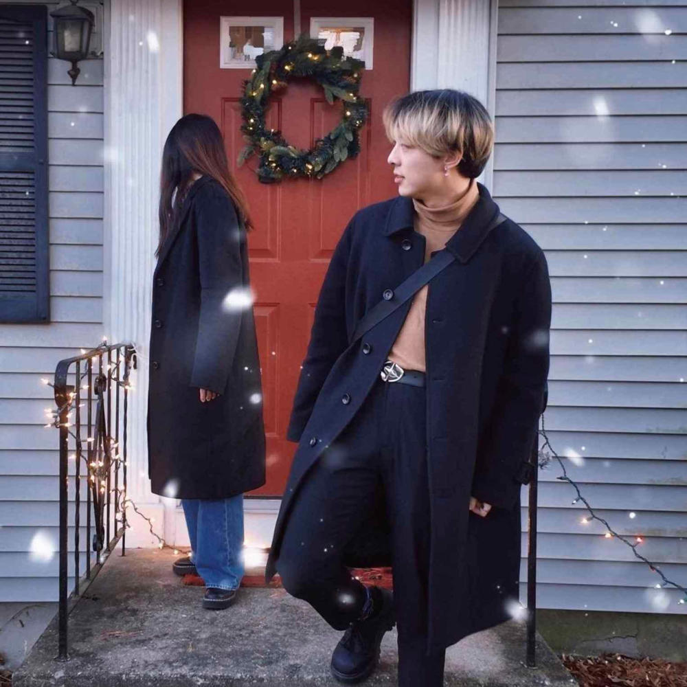 by the door