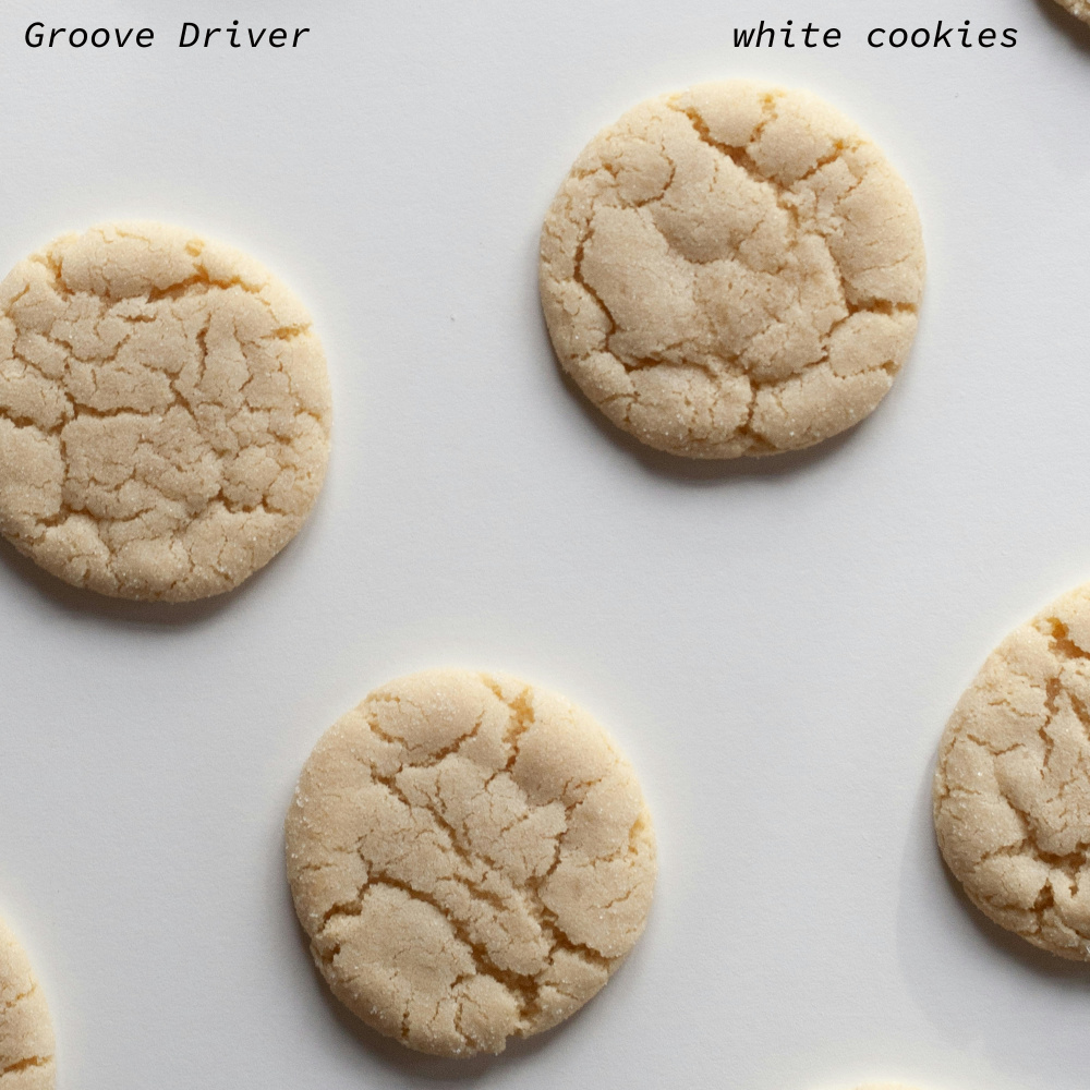 white cookies