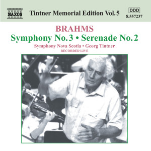 อัลบัม Tintner Memorial Edition, Vol. 5: Brahms ศิลปิน Georg Tintner