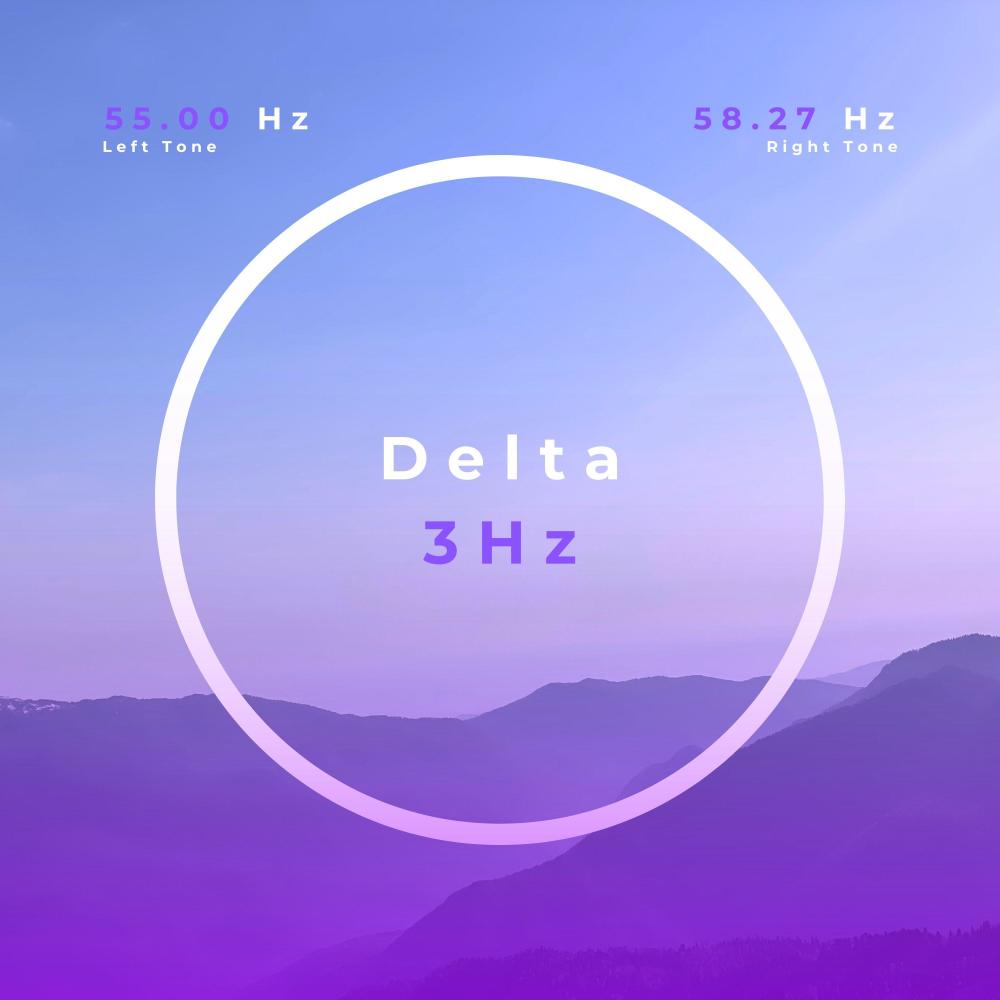 Delta 3Hz Brainwaves Binaural Beats And Relaxing Music For Deep Sleep And Pain Relief