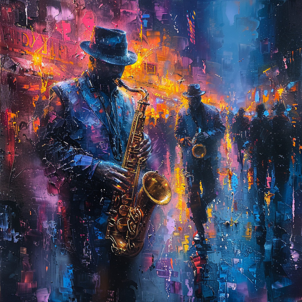 Riff De Jazz Urbano Nocturno