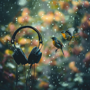 Pure Binaural Beats的專輯Binaural Nature's Raindance: Birds in Melodic Shower - 92 88 Hz