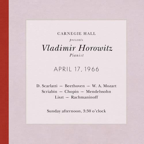 Opening Applause to Horowitz Recital