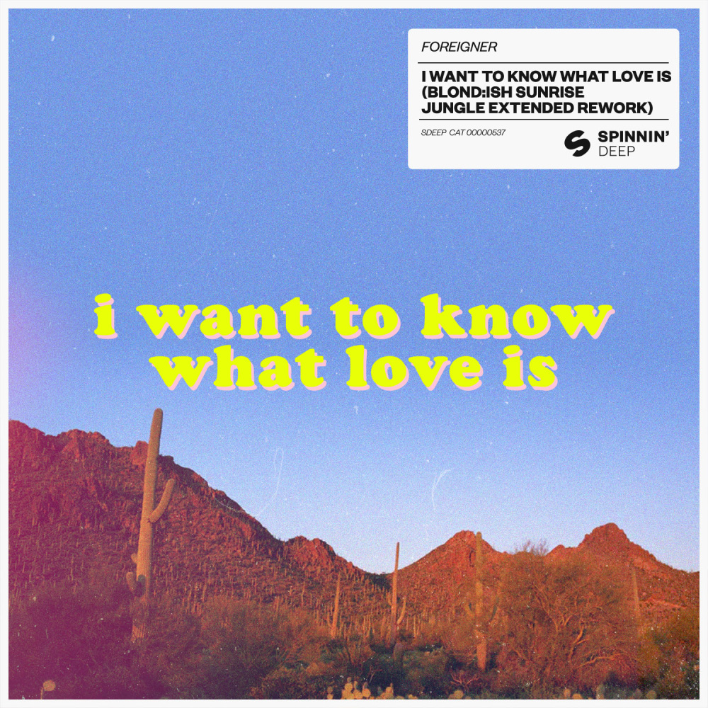 I Want To Know What Love Is (BLOND:ISH Sunrise Jungle Extended Rework)