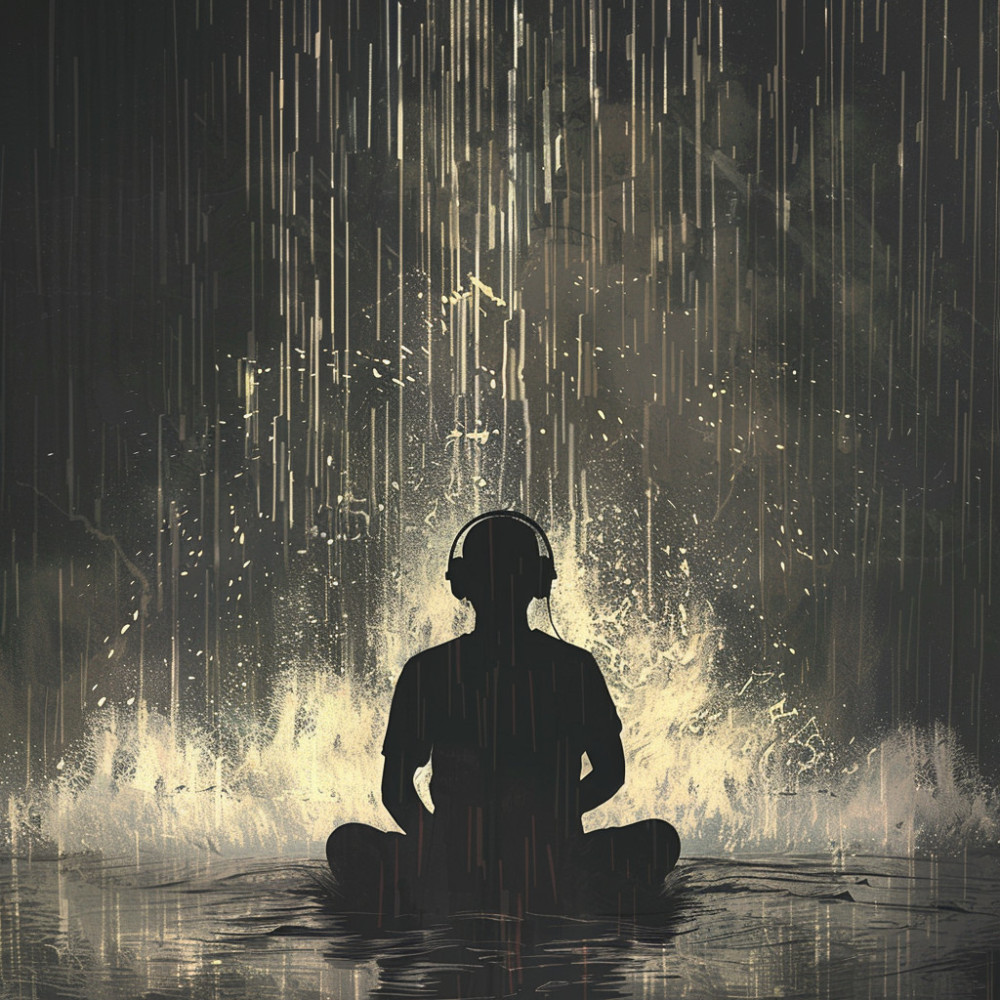 Rain Meditative Harmonic Echoes