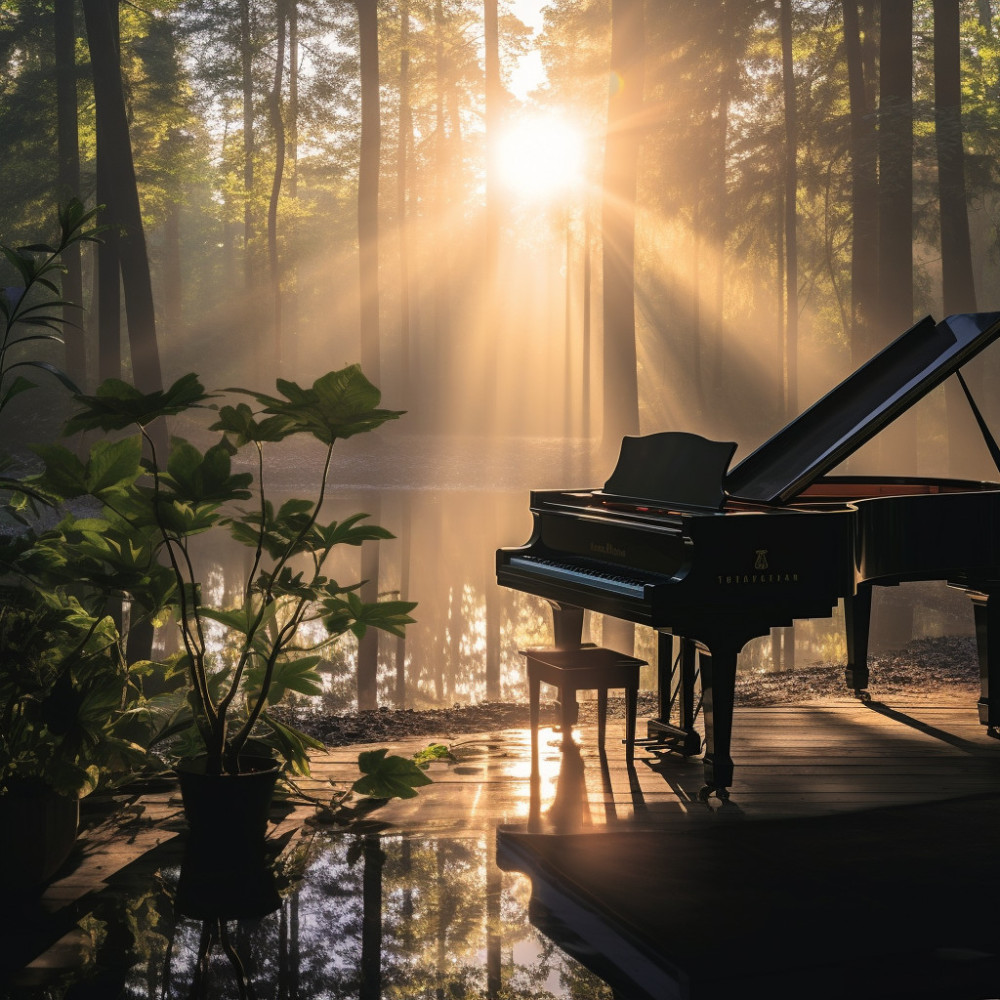 Reverberación De Jazz Elevado: Melodías Armónicas Del Piano