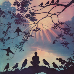 Balanced Mindful Meditations的專輯Birds and Binaural: Meditation Echoes - 80 88 Hz