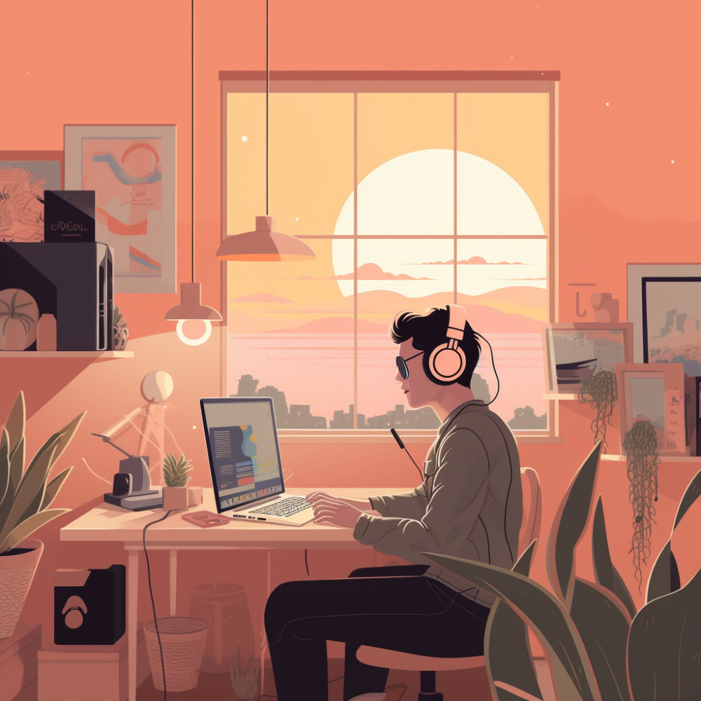 Melodías Motivadoras Para El Día Laboral De Lofi