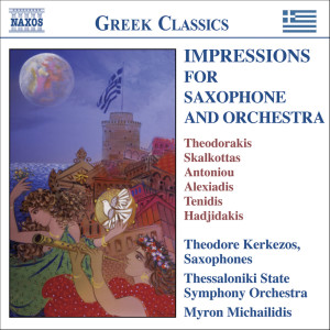 Theodore Kerkezos的專輯Impressions for Saxophone And Orchestra - Virtuosic Works by 20th Century Greek Composers