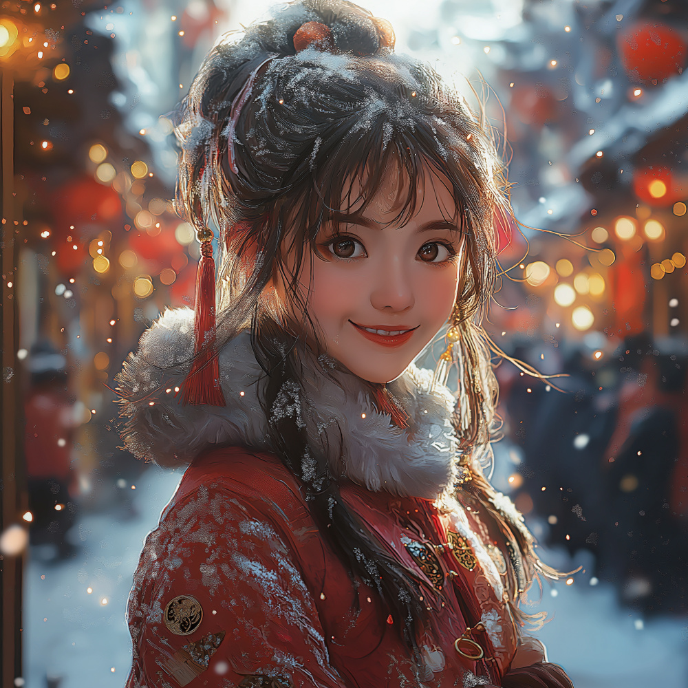 在北京的街头